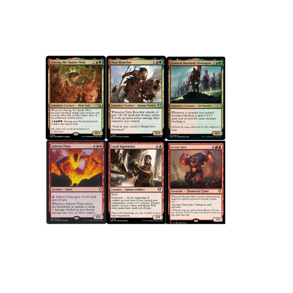 MTG Commander EDH Deck Anzrag, the Quake-Mole 100 Magic Cards Custom Deck - NM - Picture 1 of 1